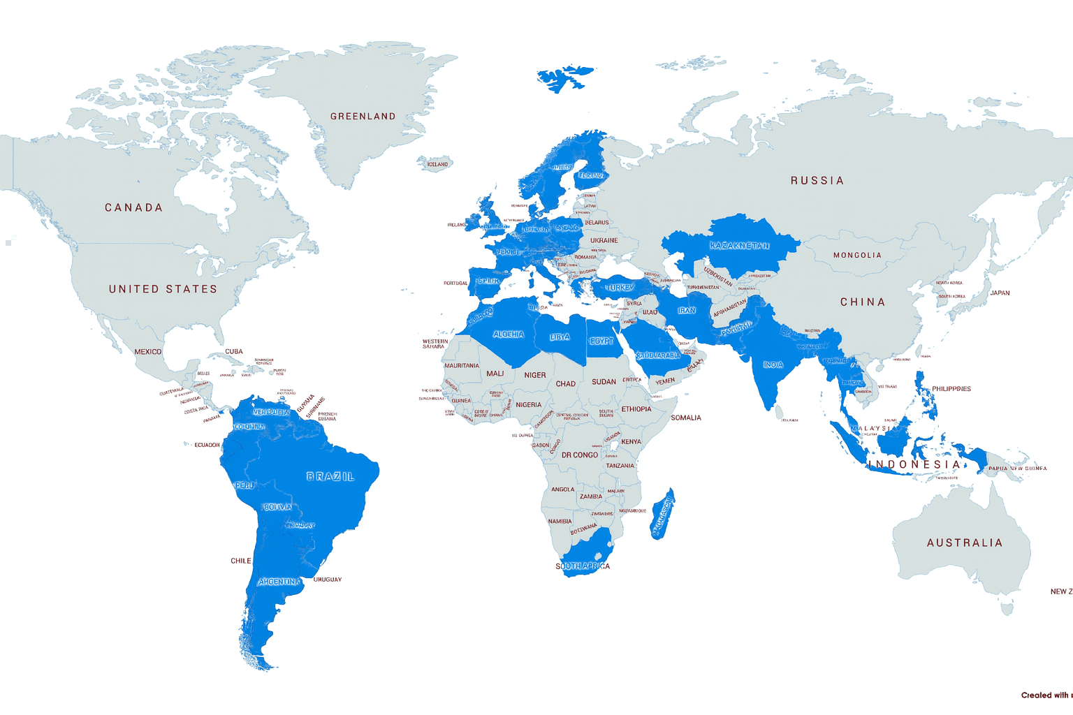 Global Coverage Map
